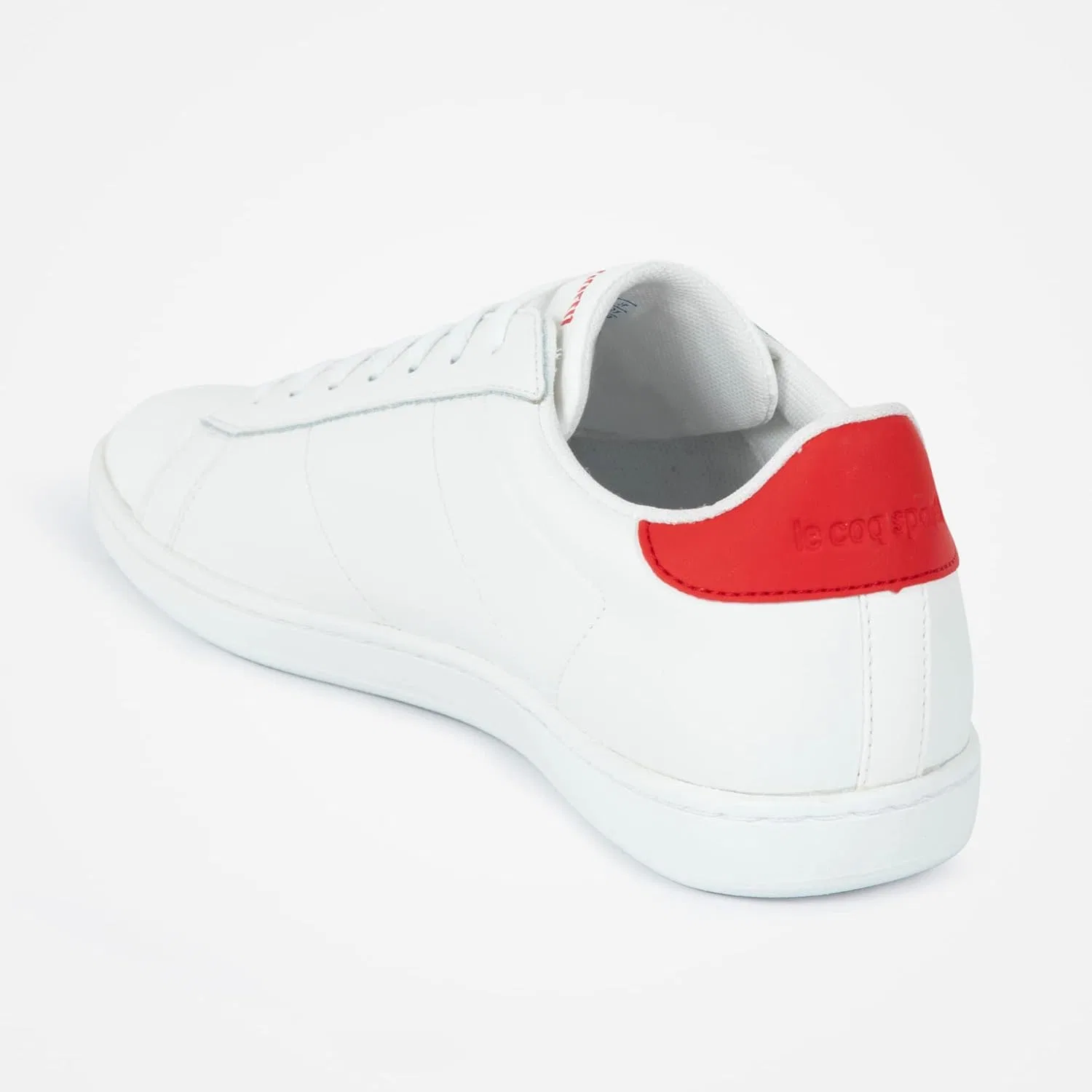 Кроссовки Le Coq Sportif Unisex Courtset Tennisschuhe, White Red Optical White Fiery Red — фото 3