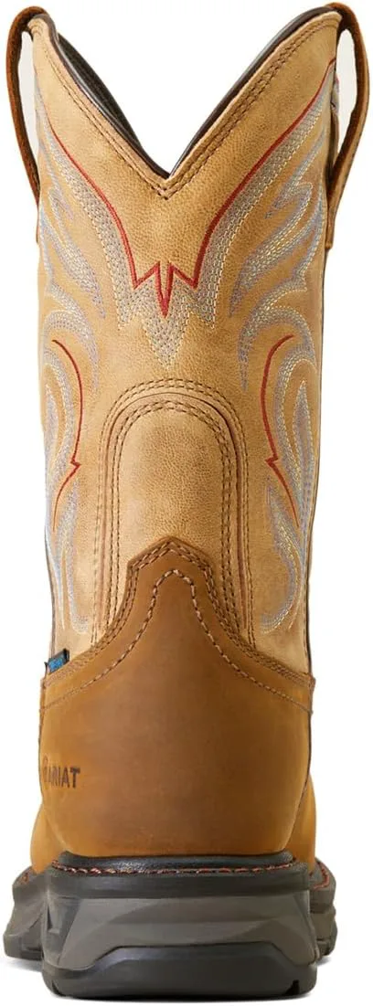 Универсальные детские/подростковые ботинки Ariat Workhog Xt с широкой квадратной ноской, коричневый — фото 4