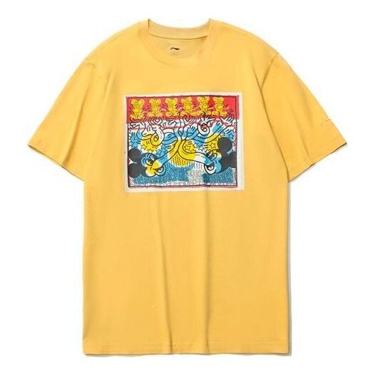 

Футболка disney mickey x keith haring Li-Ning, желтый