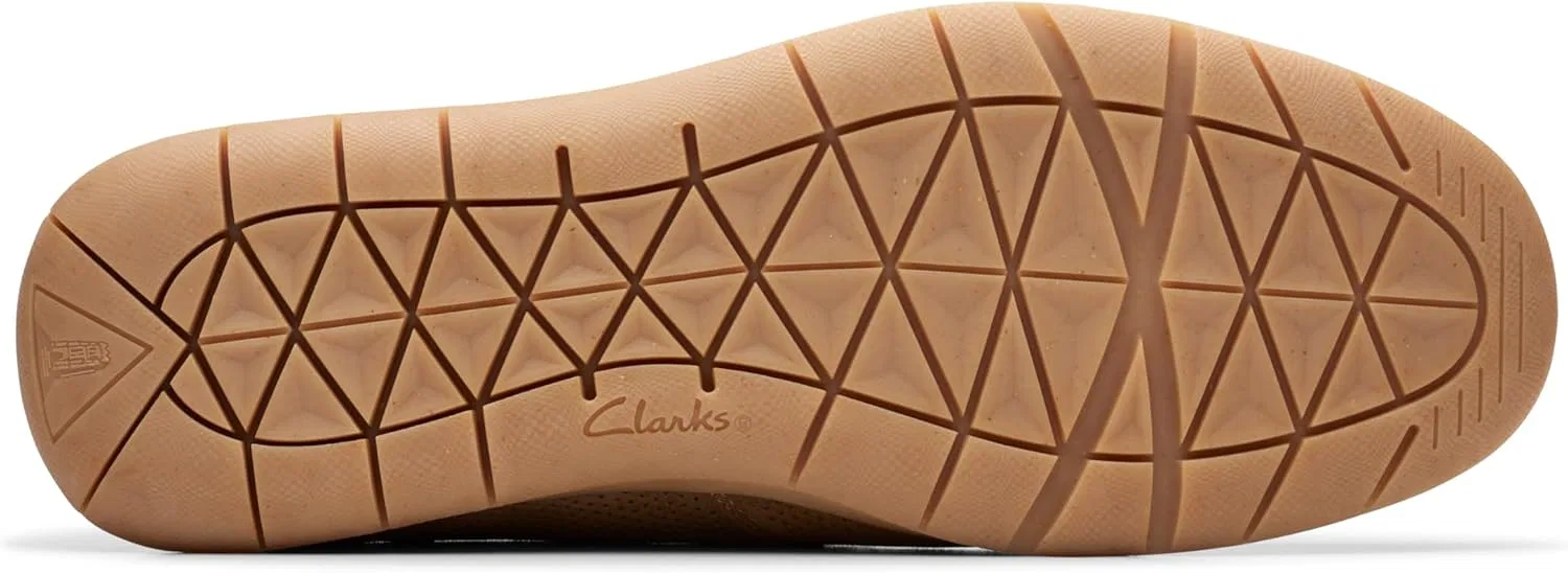 Мужские мокасины Clarks Flexway Easy, 2-Light Brown Suede — фото 4