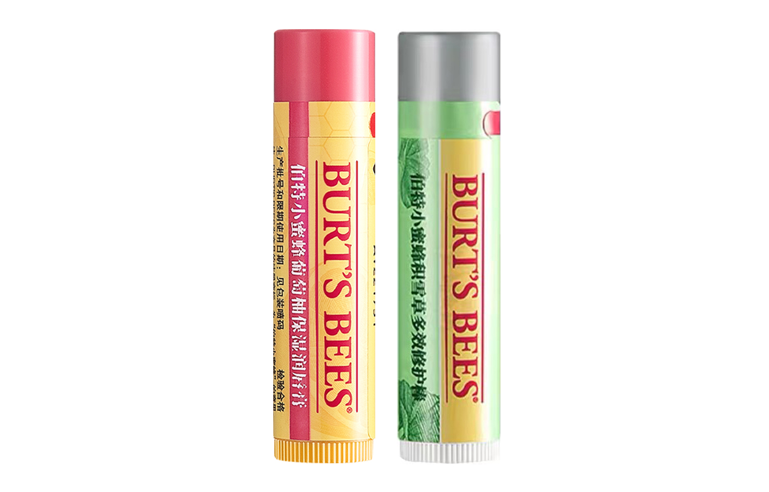 

Бальзам для губ + универсальная палочка окопника для заживления увлажняющий и практичный набор средств для ухода комбинированное увлажнение BURT'S BEES, centella asiatica & grapehydrating lip balm practical combination