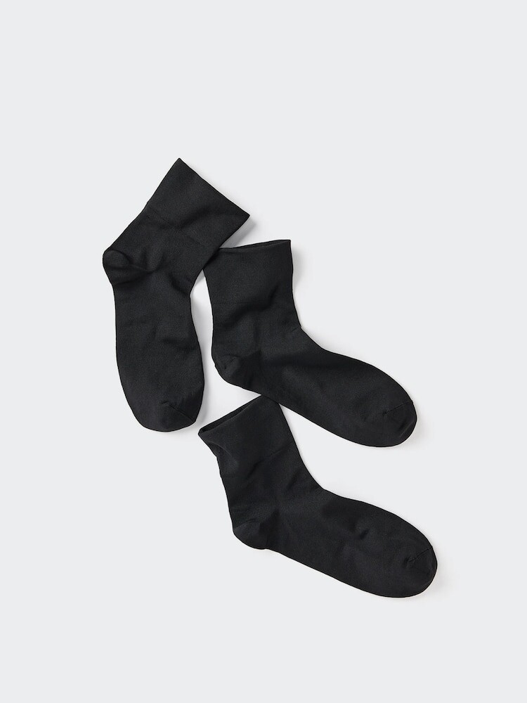 

Носки 3 пары Uniqlo, цвет 09 черный