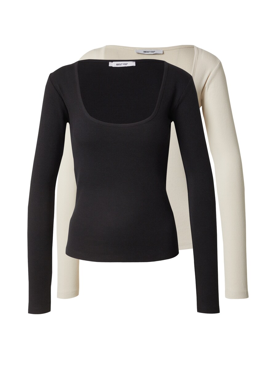 

Рубашка ABOUT YOU Liane, цвет Beige/Black
