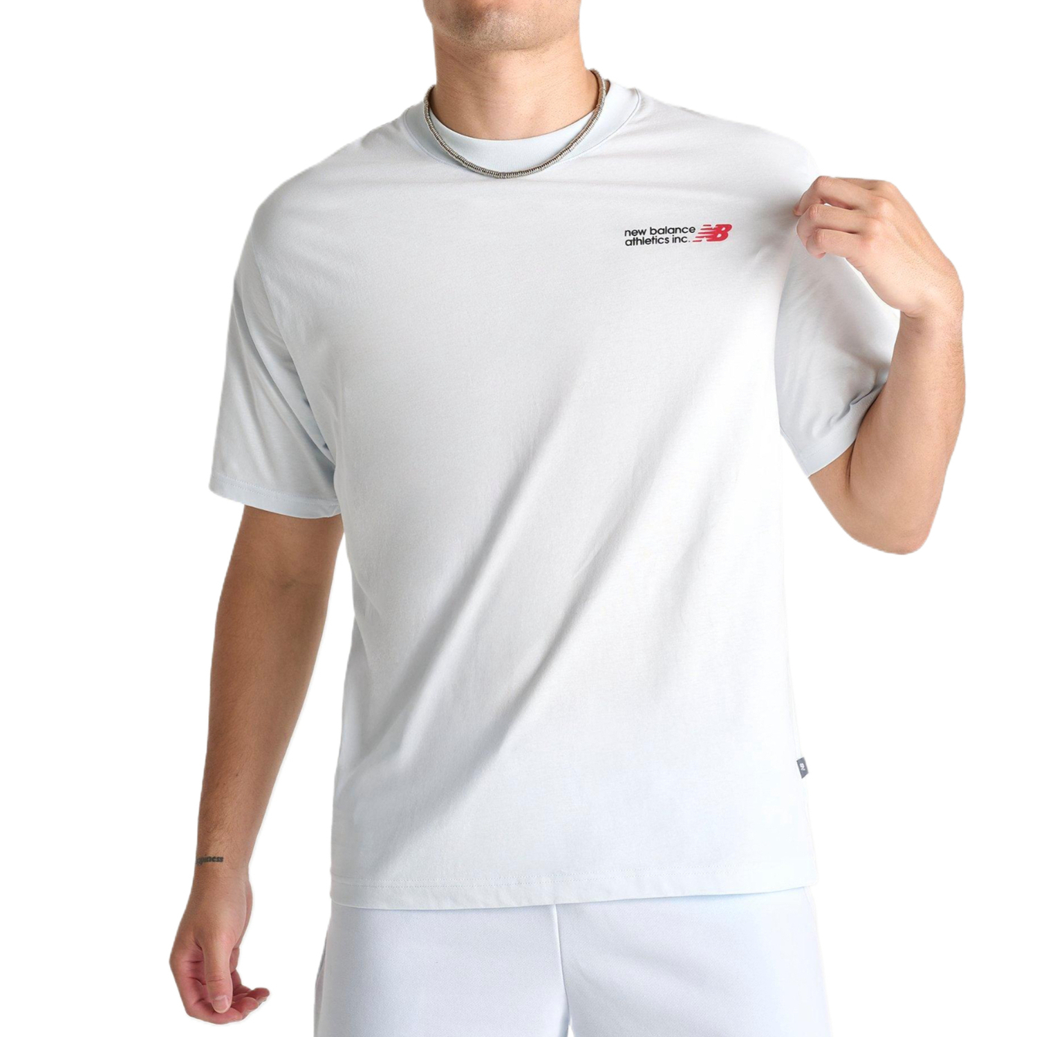 

Мужская футболка Flying New Balance, ice синий