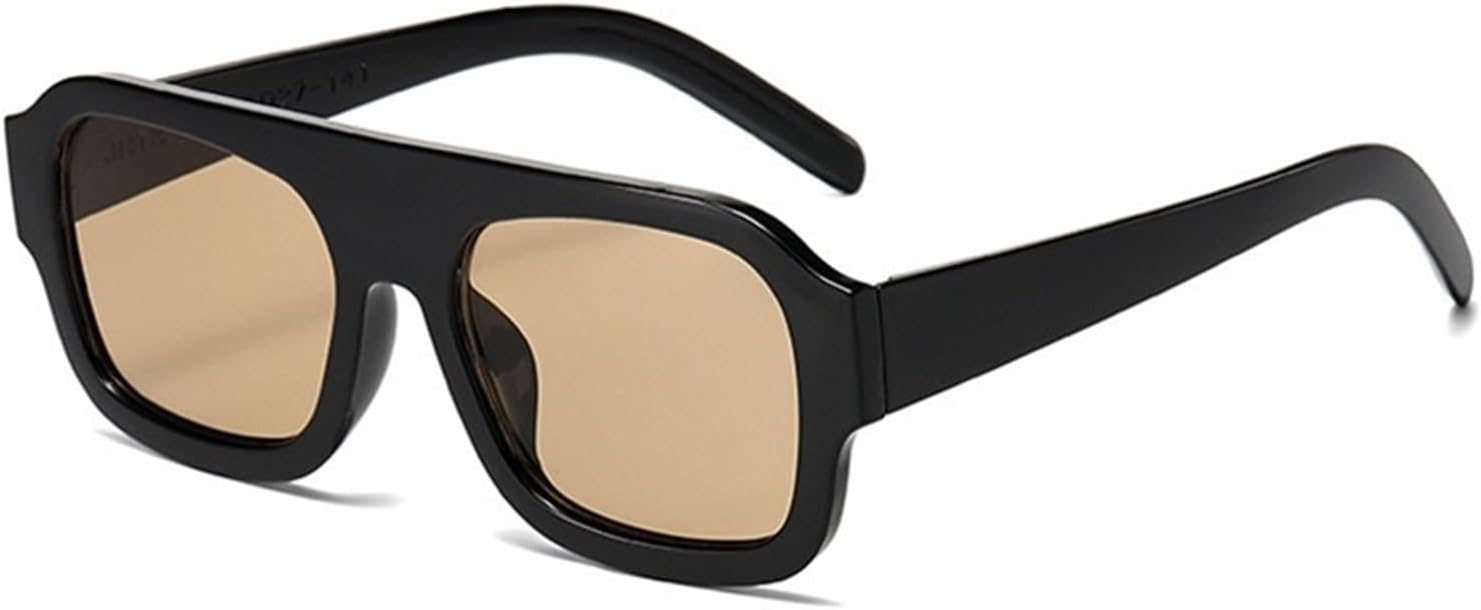 

Мужские солнцезащитные очки в квадратной оправе большого размера, модные солнцезащитные очки для активного отдыха, спорта и вождения, женские солнцезащитные очки Generic, Brown