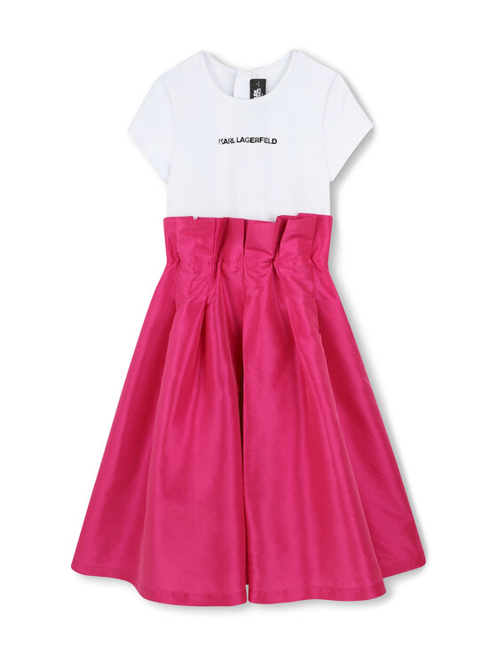 

Платье на каждый день обычный крой Z30460 D Karl Lagerfeld Kids, розовый