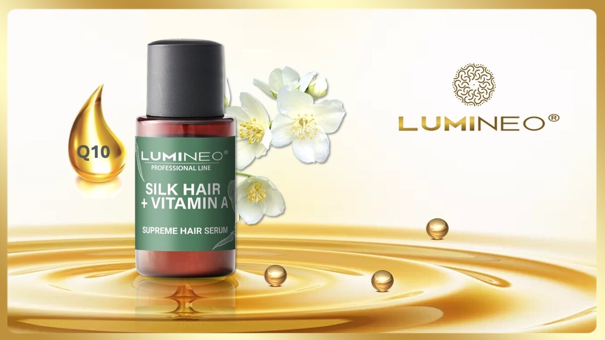 Шелковая сыворотка для волос с витамином А Люмино 20мл Lumineo — фото 2
