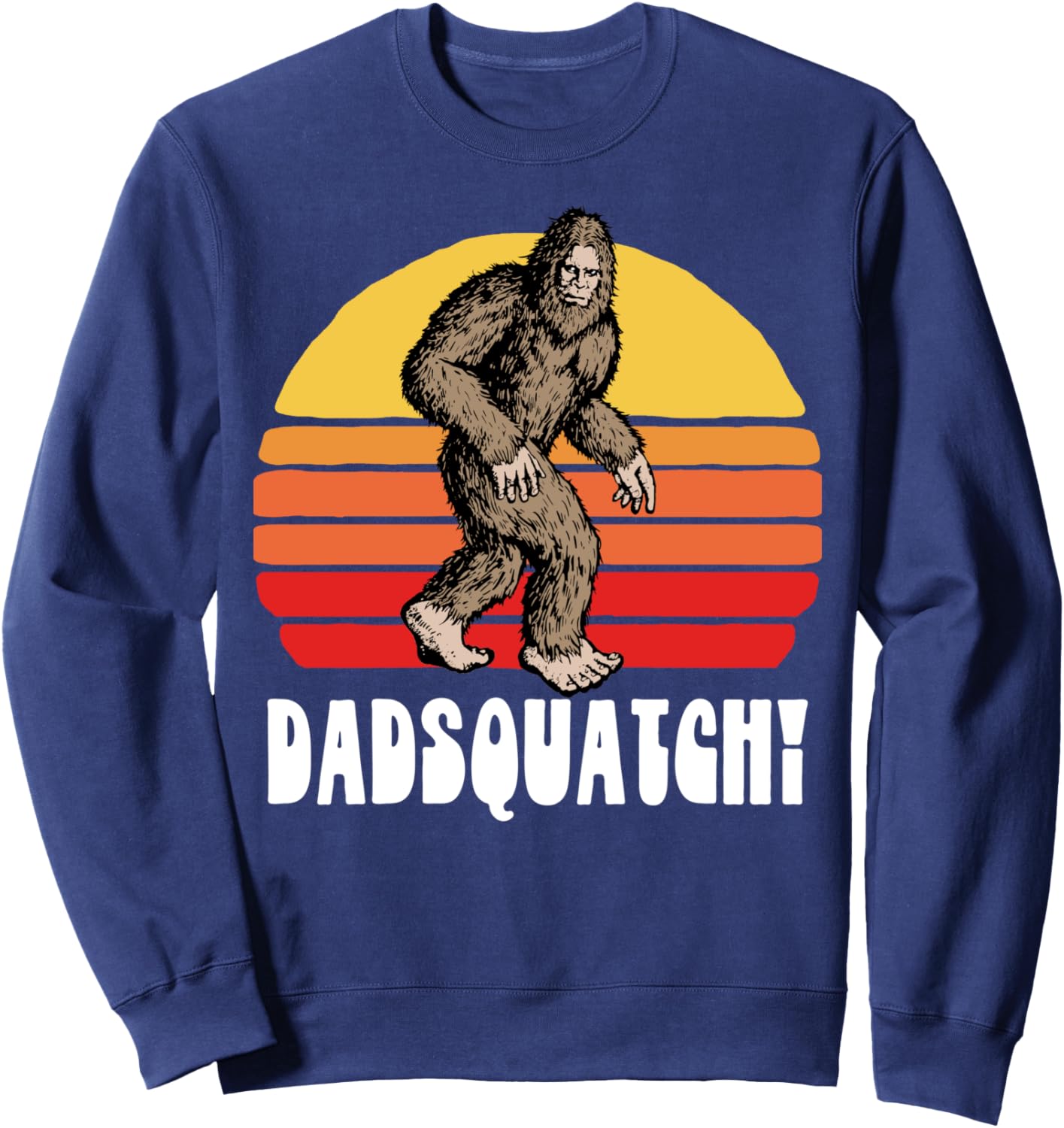 

Забавная толстовка в стиле ретро 80-х с изображением Бигфута, Сасквоча и Папы Sasquatch Garage, темно-синий