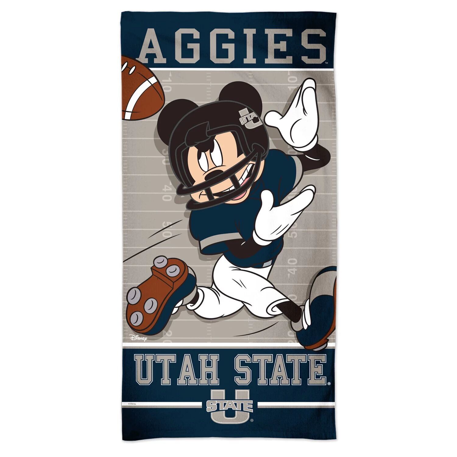 

WinCraft Utah State Aggies Пляжное полотенце Disney Spectra 30 x 60 дюймов