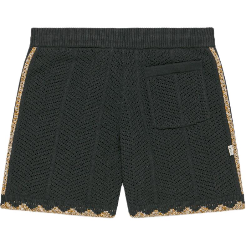 Adidas Herringbone вязаные шорты Adidas Originals, черный — фото 3