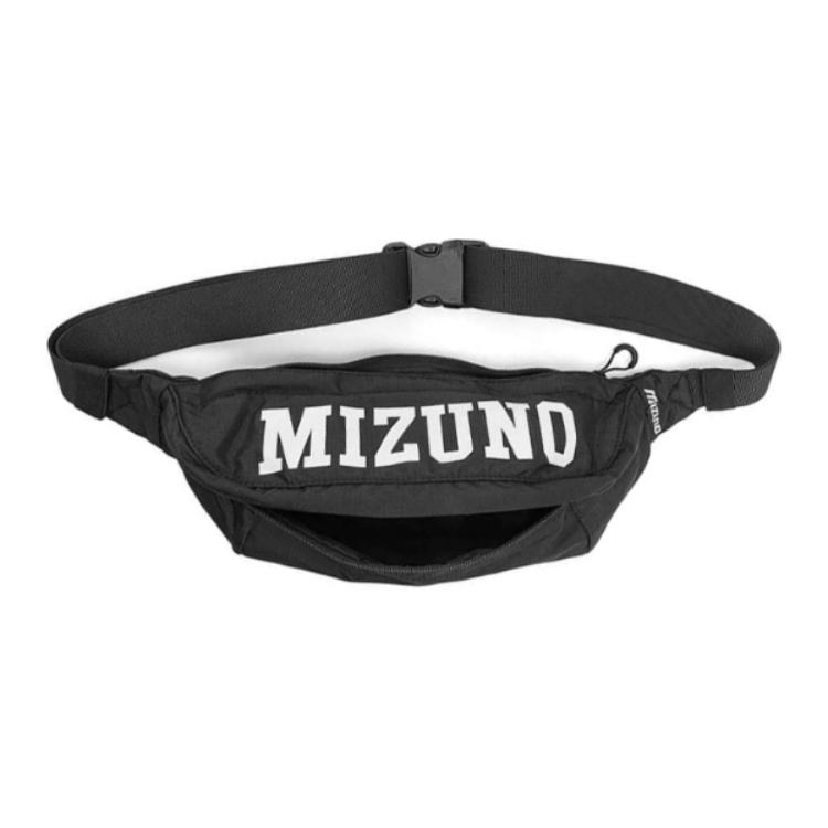 

Mizuno Тканевая поясная сумка Regular Unisex черная, Black
