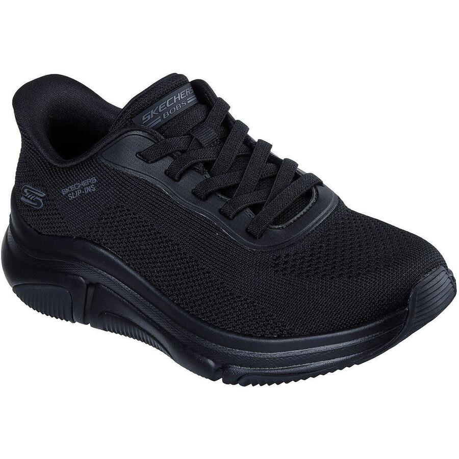 Кроссовки Skechers Bobs Sparrow Flex - Too You, чёрные, женские