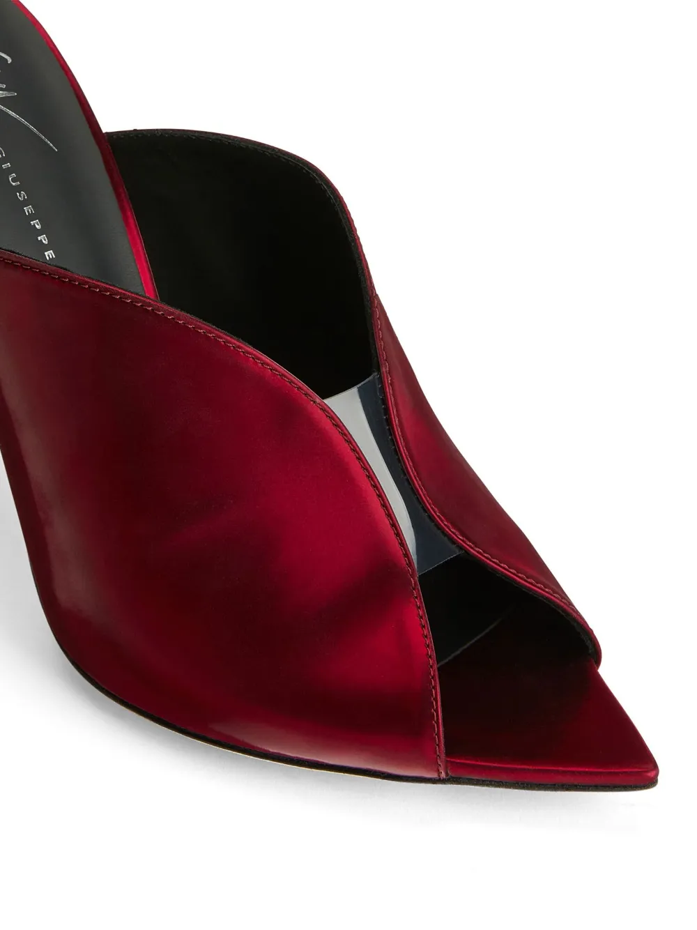 Мюли Intriigo Muse 105 с заостренным носком Giuseppe Zanotti, красный — фото 4