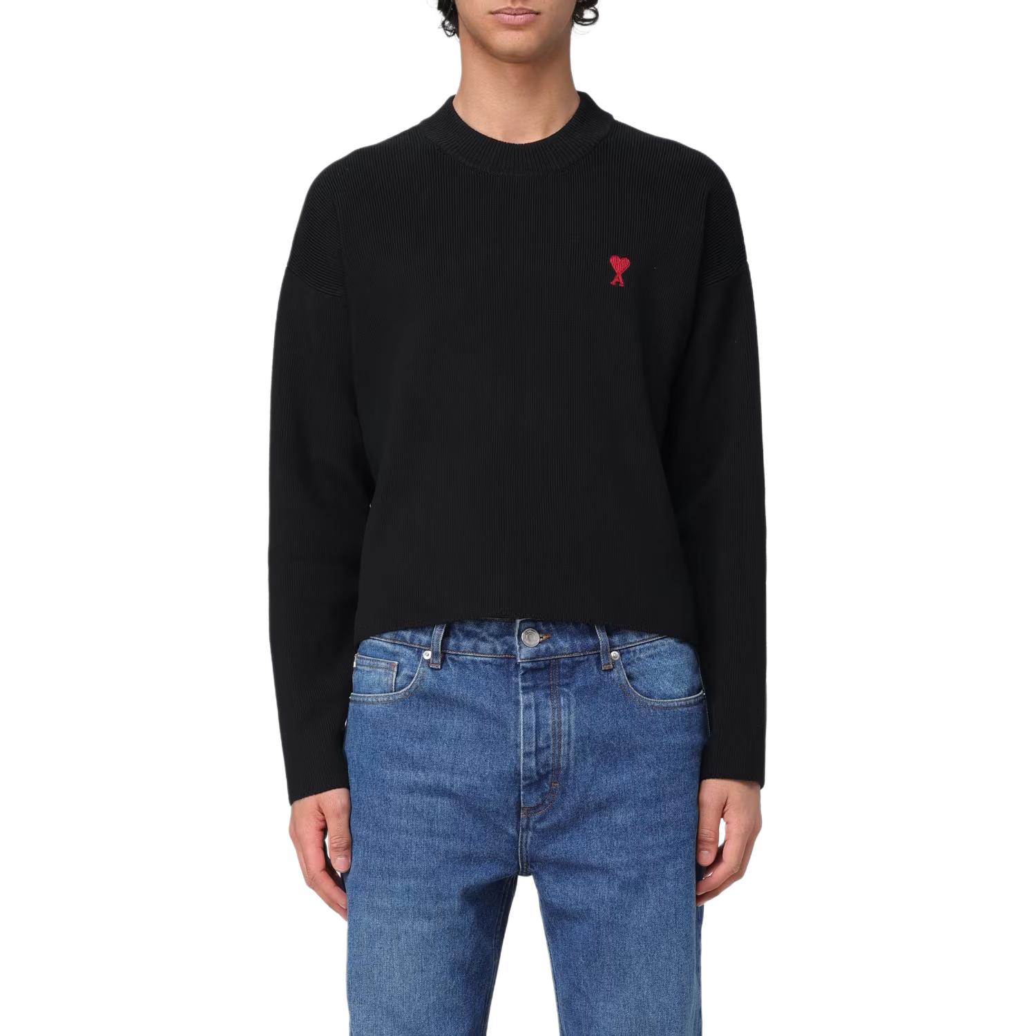 

Свитер унисекс черный SS24 AMIPARIS