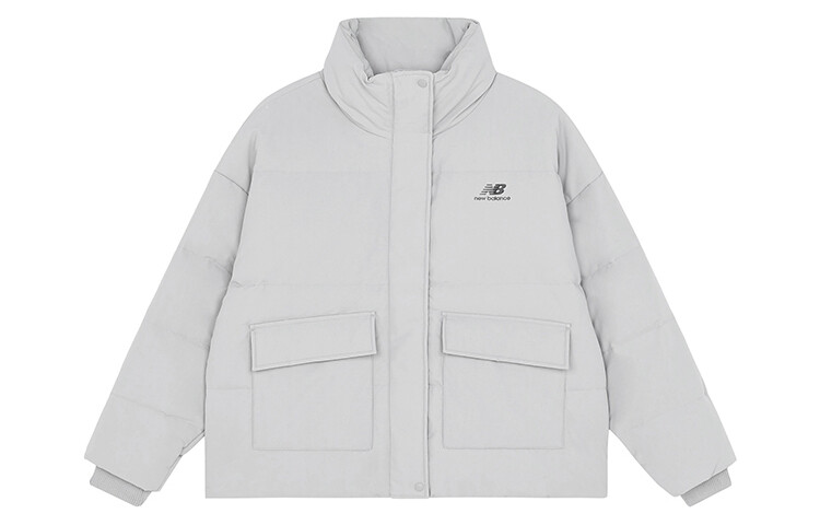 

Пуховик женский серый New Balance