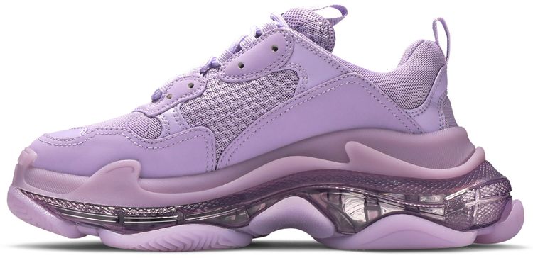 Кроссовки Balenciaga Wmns Triple S Sneaker 'Clear Sole - Light Lilac', фиолетовый — фото 3