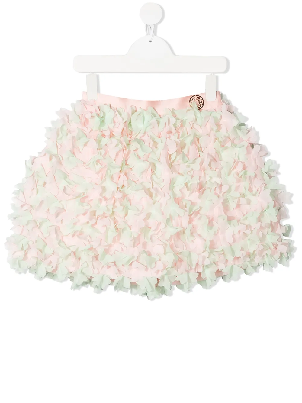 

Мини-юбка с оборками ELIE SAAB JUNIOR, розовый