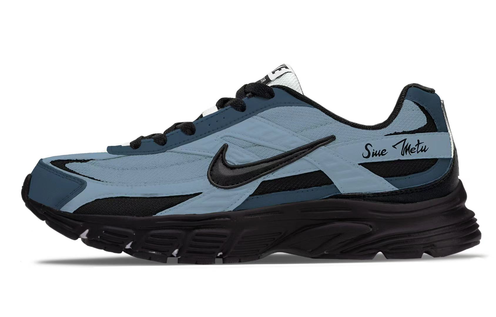 

Nike Инициатор амортизация, дышащие, поддерживающие низкие кроссовки для повседневного использования в городе и бега унисекс blue