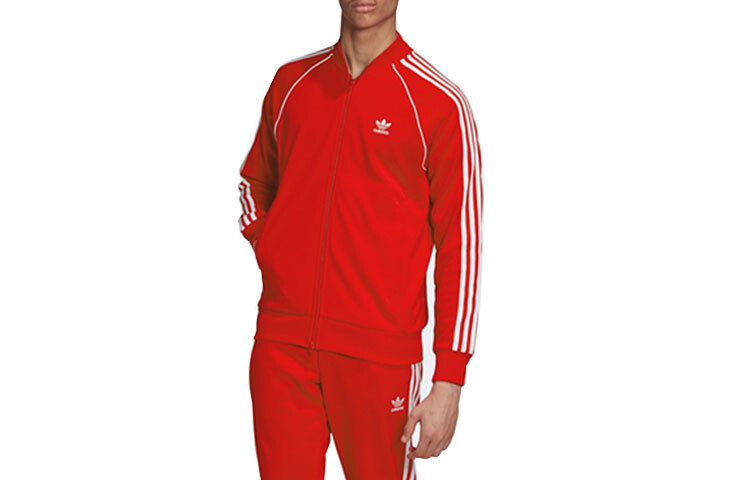 

Куртка SST мужская алая Adidas Originals, цвет Scarlet