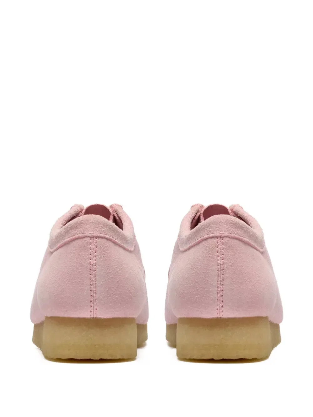 Замшевые ботинки Wallabee для пустыни Clarks Originals, розовый — фото 3