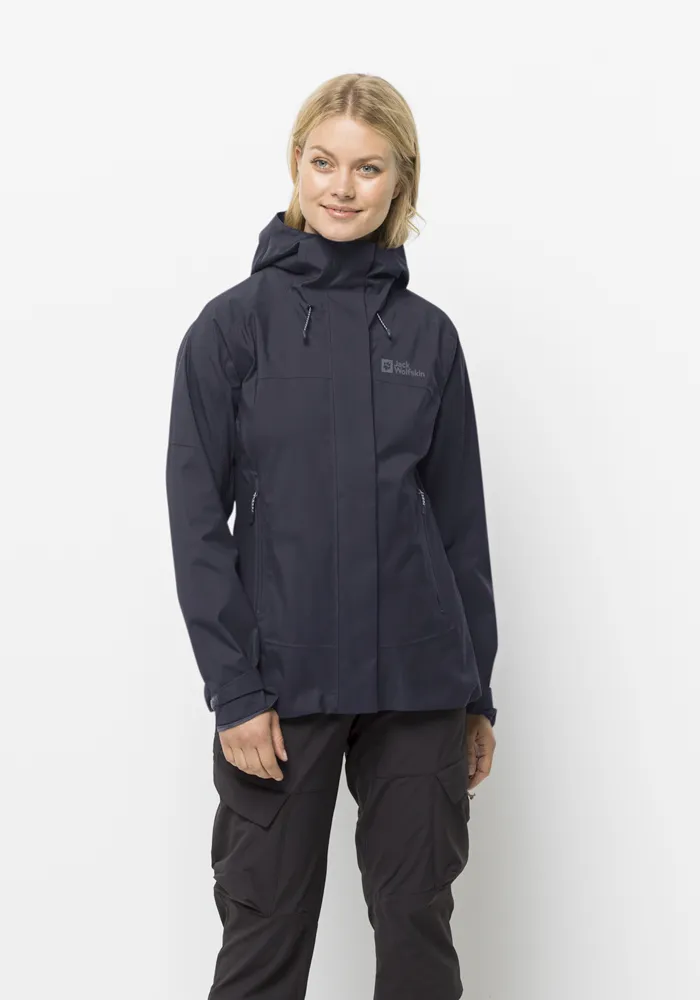 

Куртка Jack Wolfskin для активного отдыха "KAMMWEG 2L JKT W", с капюшоном, цвет Graphite