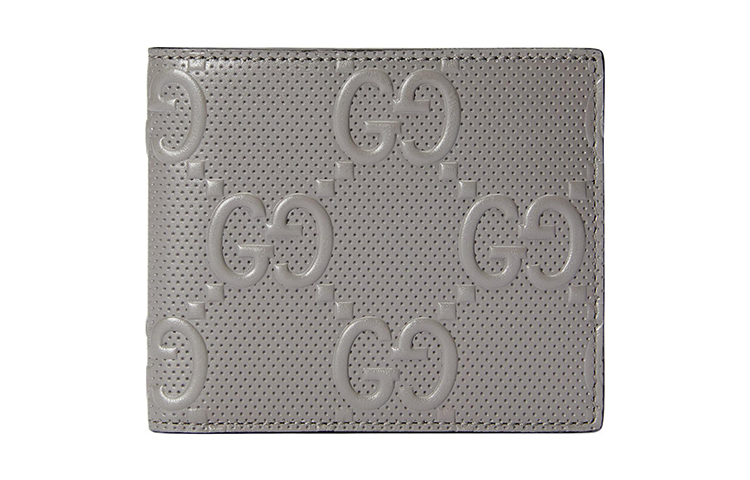

Кожаный кардхолдер мужской серый GUCCI
