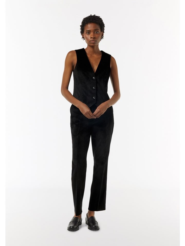 

Тканевые брюки comma Hose 7/8, черный