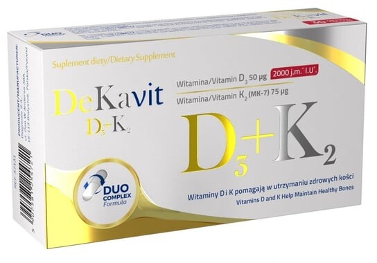 

Декавит Д3+К2, Добавка , 30 капсул Diagnosis