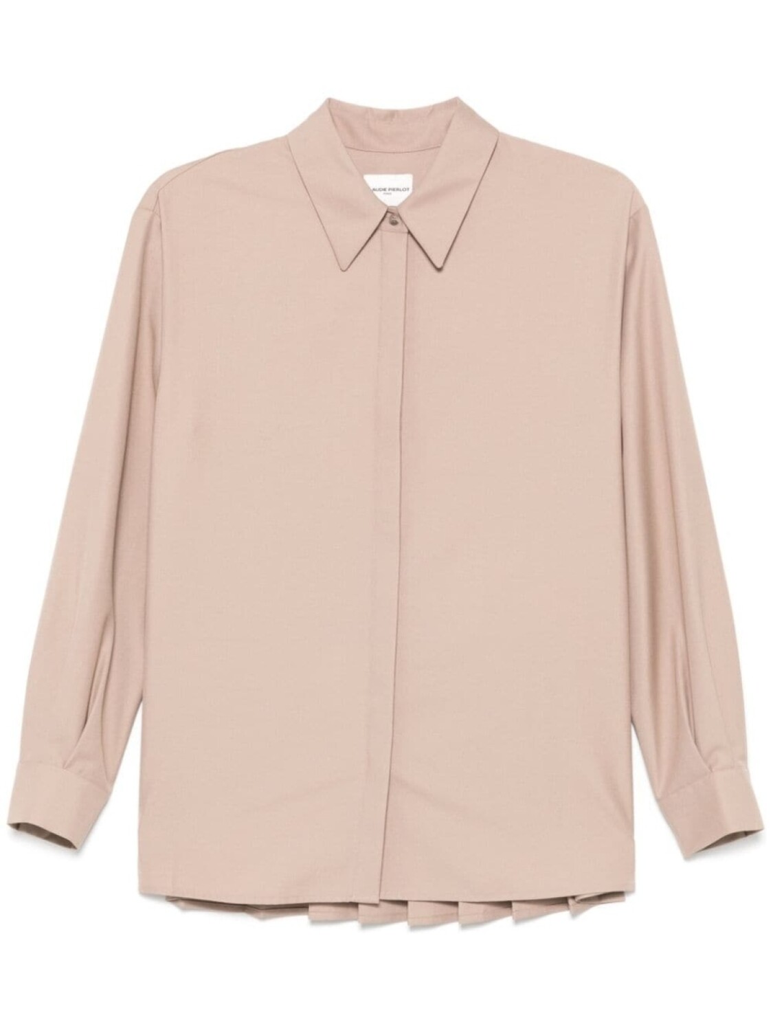 

Claudie Pierlot плиссированная рубашка, коричневый