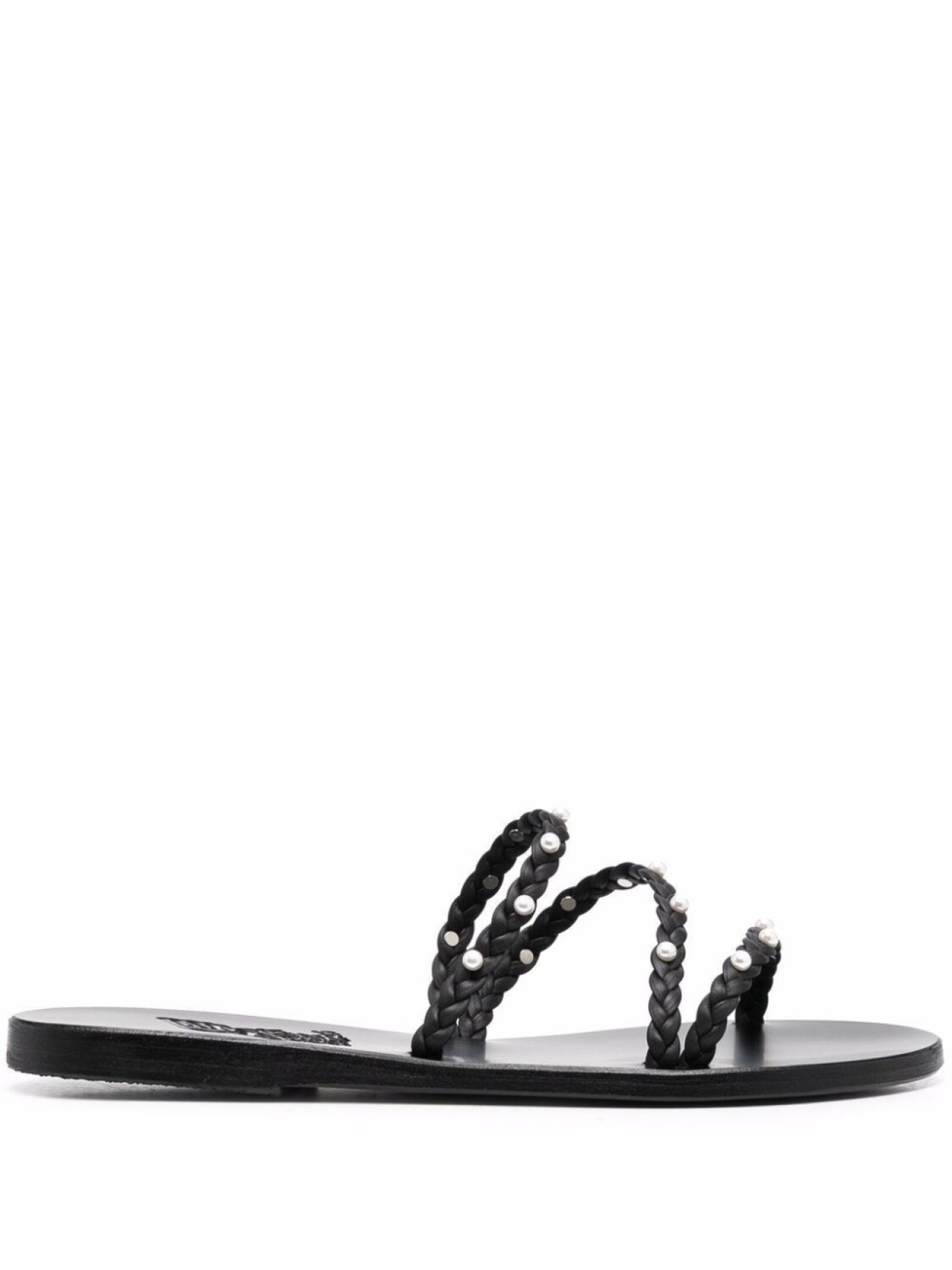 

Ancient Greek Sandals сандалии Ekaterini с искусственным жемчугом, черный