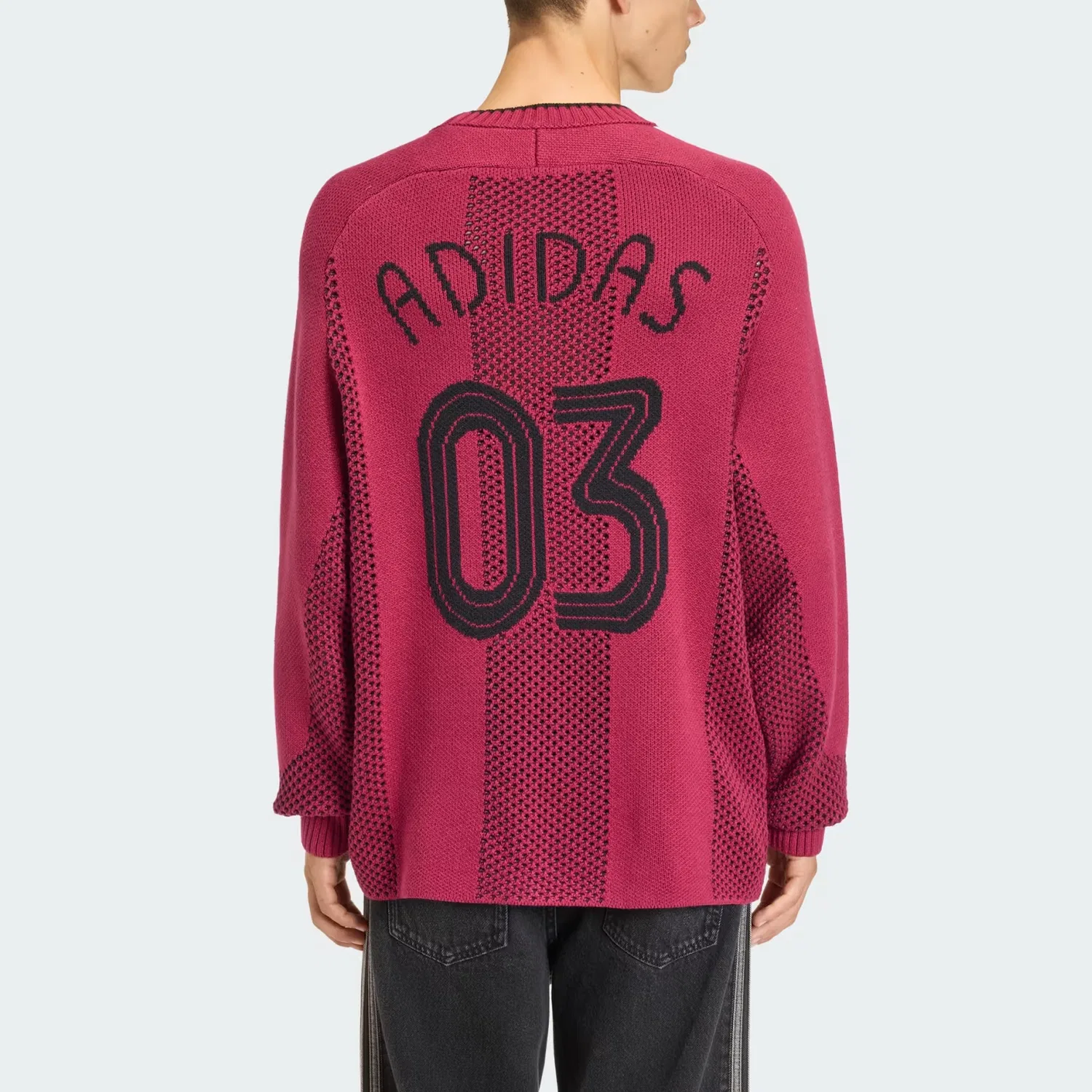 Футболка с логотипом Adidas Originals Adicolor Blokecore бордовая — фото 4