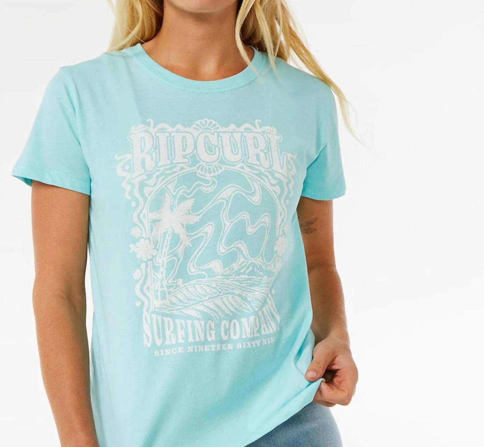 

Футболка Breeze Standard в небесно-голубом цвете Rip Curl