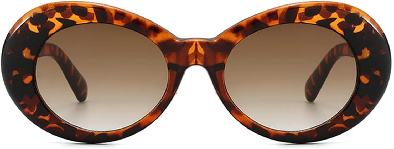 

Ретро-стиль: овальные солнцезащитные очки для женщин в стиле 90-х, большие круглые солнцезащитные очки для женщин и мужчин, массивные, стильные mincl, C3