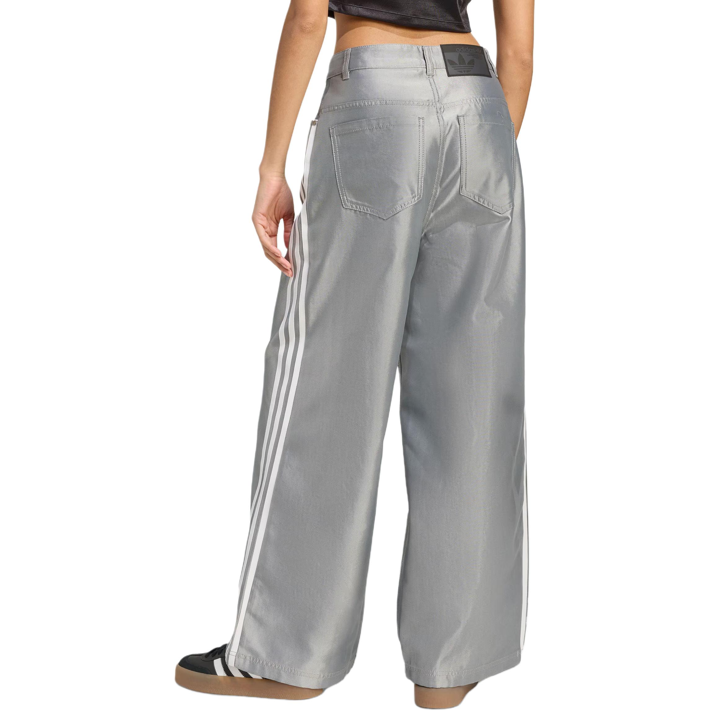 Adilenium Season 4 Teamgeist Baggy Shine Denim Pants Adidas Originals, серый — фото 3