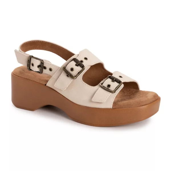 Женские босоножки Calliope с ремешками Muk Luks, цвет natural suede