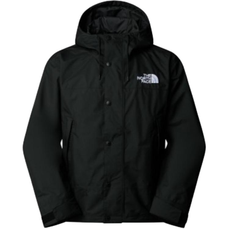 

THE NORTH FACE Куртка на пуговицах с капюшоном, Black