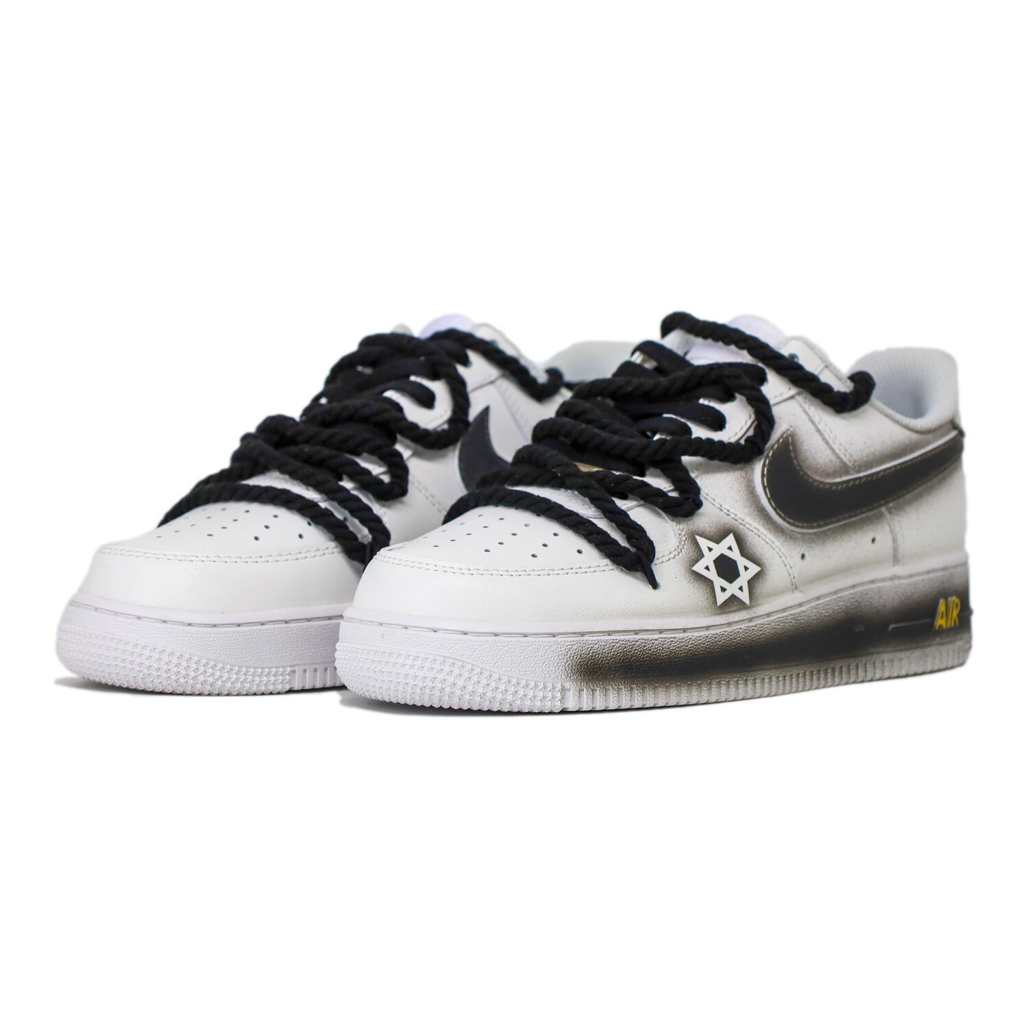 

Кроссовки Nike Air Force 1 Skateboard Shoes Women's Low-Top Black, белый