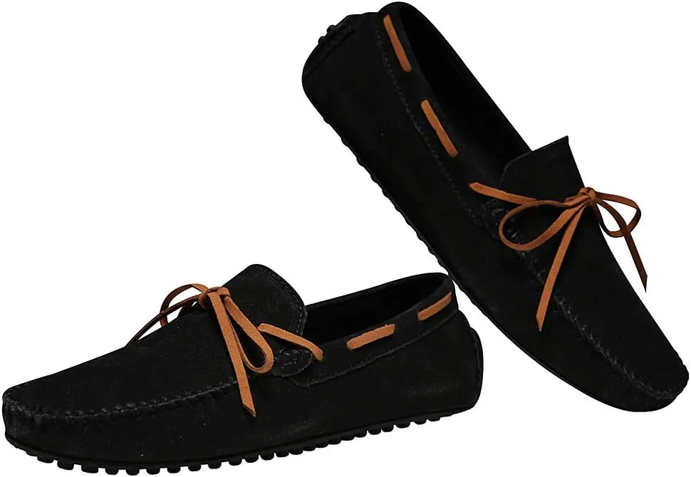 Мокасины кожаные ANUFER Moccasins, черный — фото 4