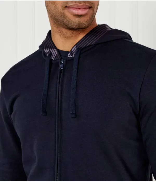 Толстовка regular fit Emporio Armani, темно-синий — фото 4