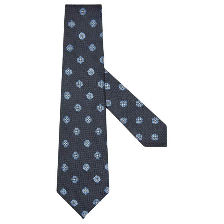 

Ermenegildo Zegna Галстук из шёлка Zegna мужской тёмно-синий, Midnight Blue