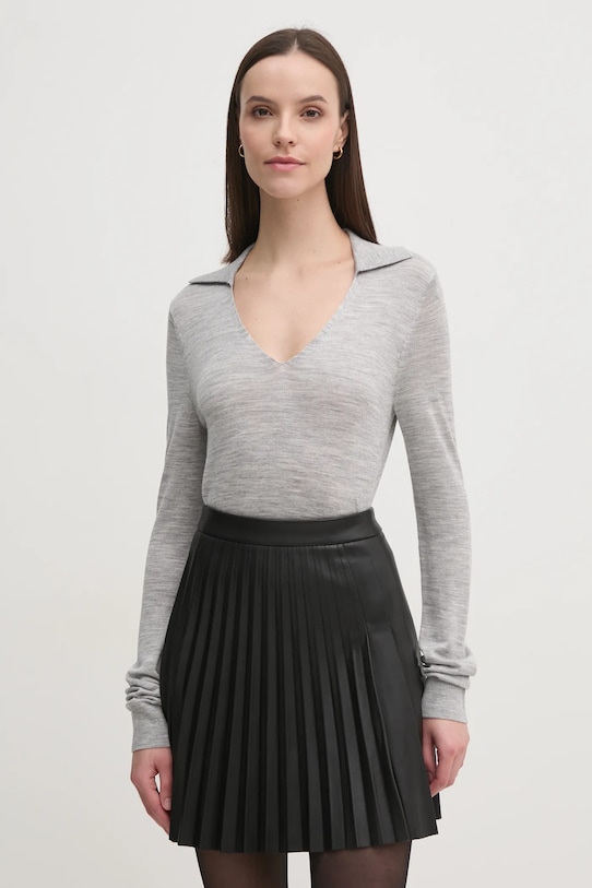 

Свитер с добавлением шерсти Calvin Klein, серый