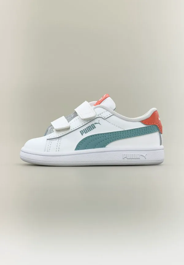 Унисекс кроссовки smash 3.0 Puma, White/Baltic Sea Blue