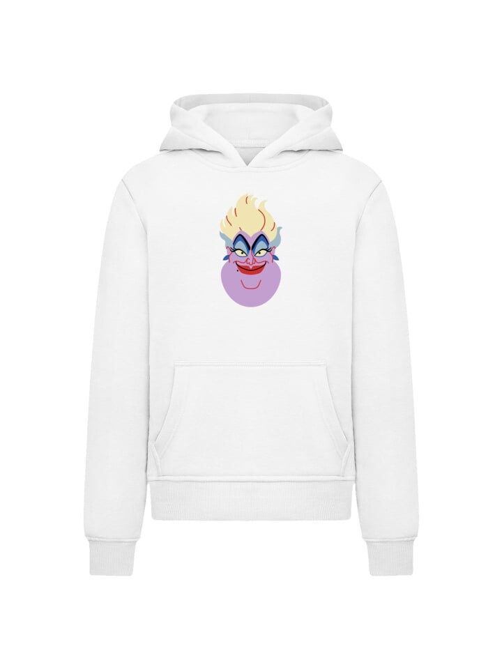 

Пуловер F4NT4STIC Hoodie Disney Bösewichte Ursula Face, белый