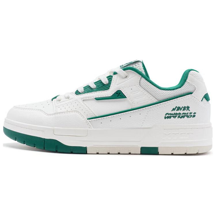 

Кроссовки XTEP Skateboarding Shoes Men Low-top White/Green, зеленый