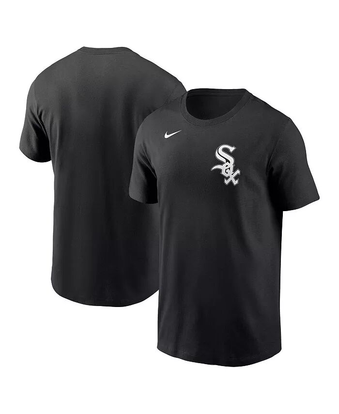 

Мужская черная футболка Chicago White Sox Fuse с надписью Nike, черный