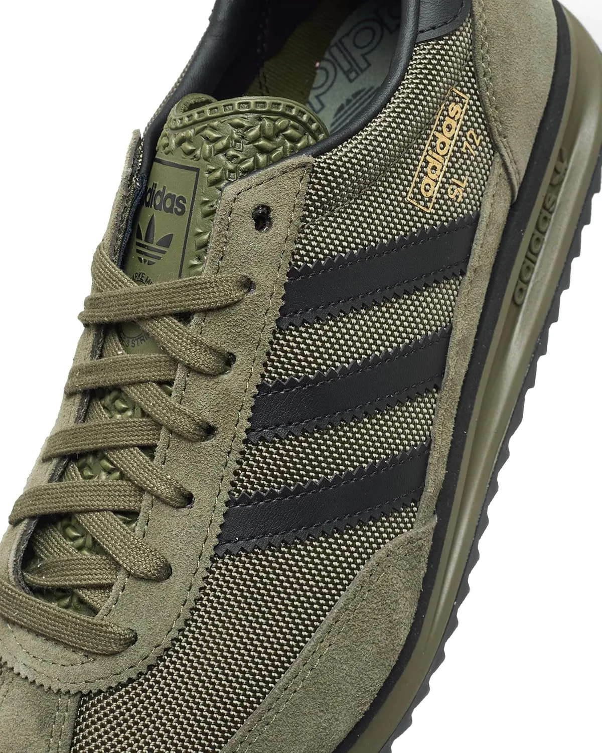Кроссовки Adidas SL 72 RS Cordura, зеленый — фото 2
