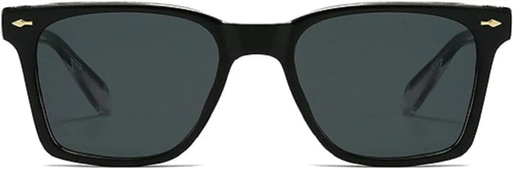 

Мужские солнцезащитные очки в стиле ретро, ​​квадратные, модные, с градиентным переходом, женские солнцезащитные очки для путешествий 6204 Melrose, Black C4