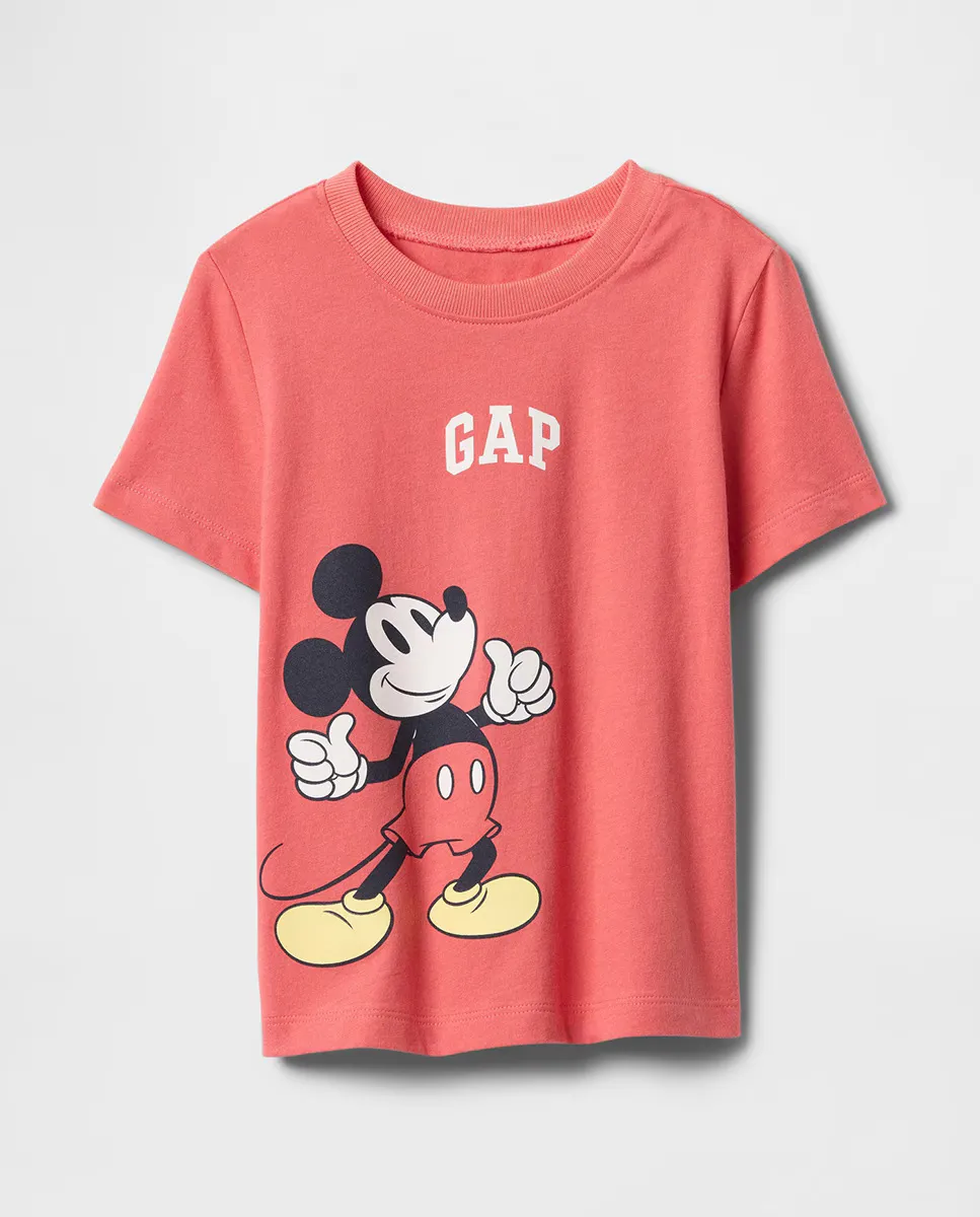 

Детская футболка с круглым вырезом и короткими рукавами Gap, оранжевый