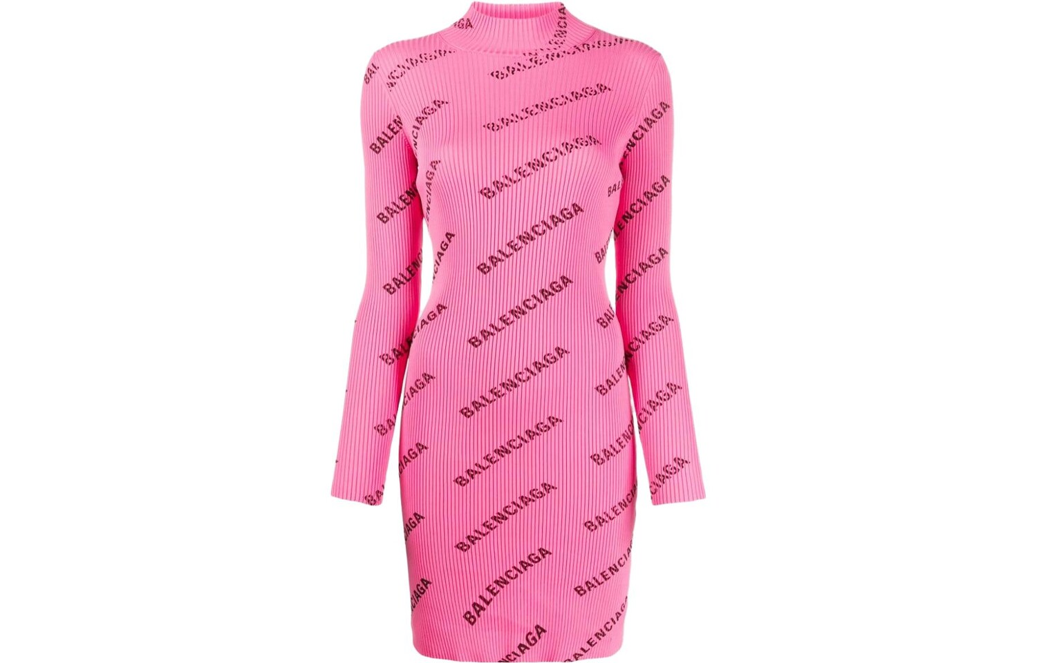 

Платье женское Balenciaga с длинными рукавами, розовый