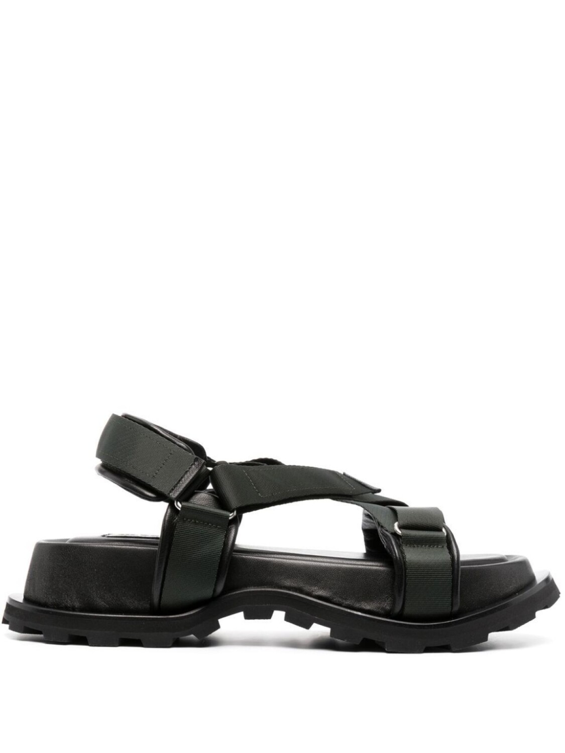 

Jil Sander сандалии на массивной подошве, зеленый